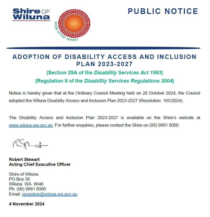 Council Adopts the Disability Access and Inclusion Plan 2023-2027